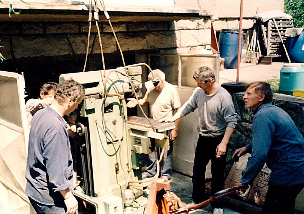 First employee of M.CH. – toolmaker