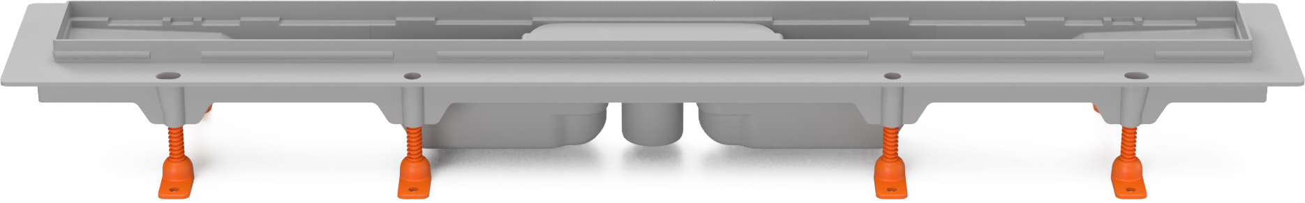 Podlahový linear. žlab 750 mm,spodní D40, bez mřížky