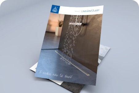 Lapače střešních splavenin s litinovým povrchem